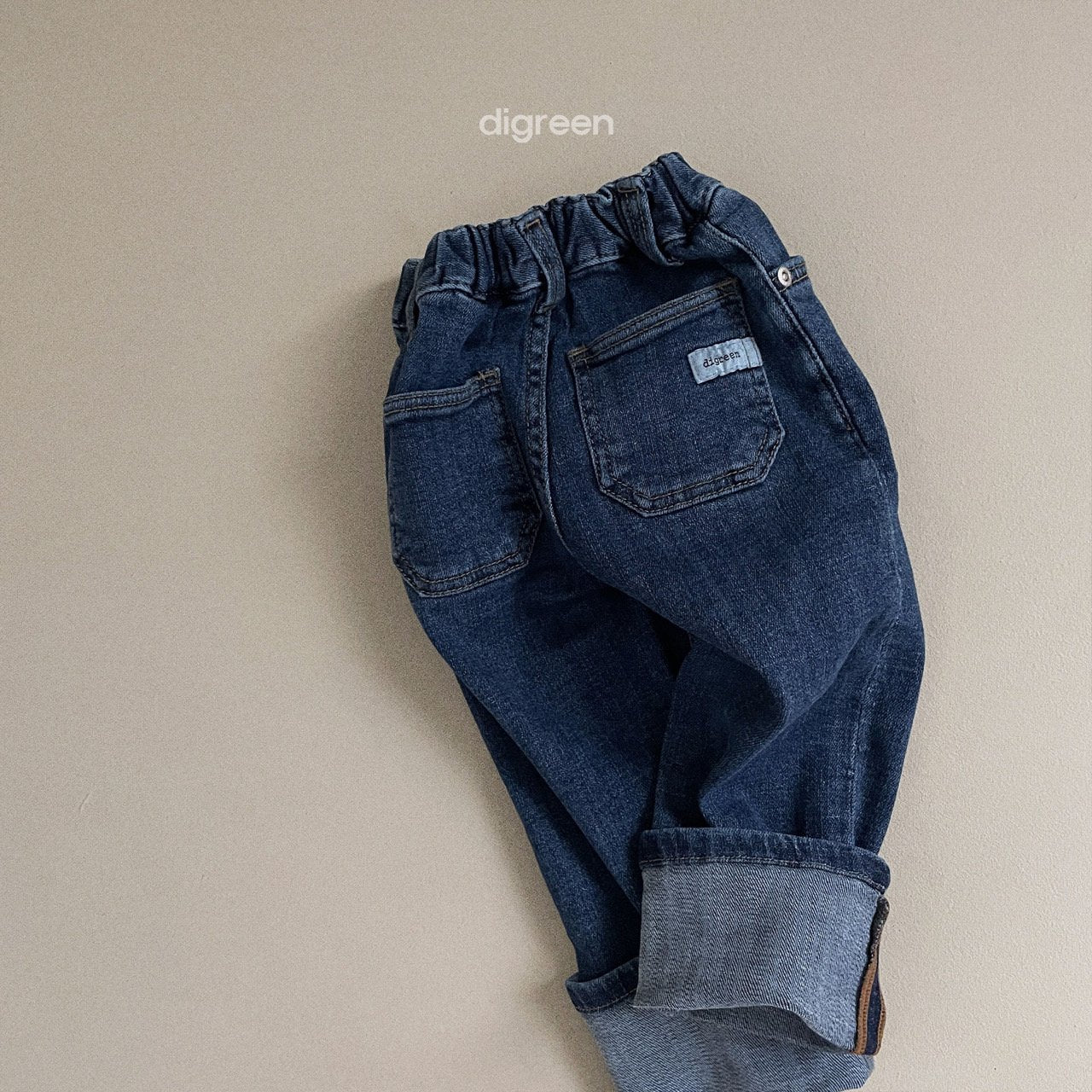 digreen Roll up Selvage pants 韓国子供服 ブランド：ディグリーン