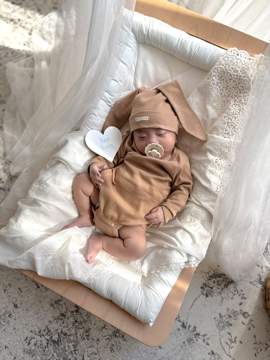 再入荷！【monbebe】ルプチ スーツ (ボンネットset)　