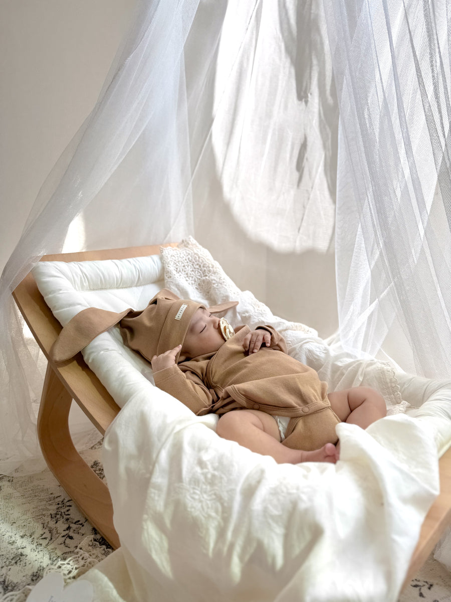 再入荷！【monbebe】ルプチ スーツ (ボンネットset)　