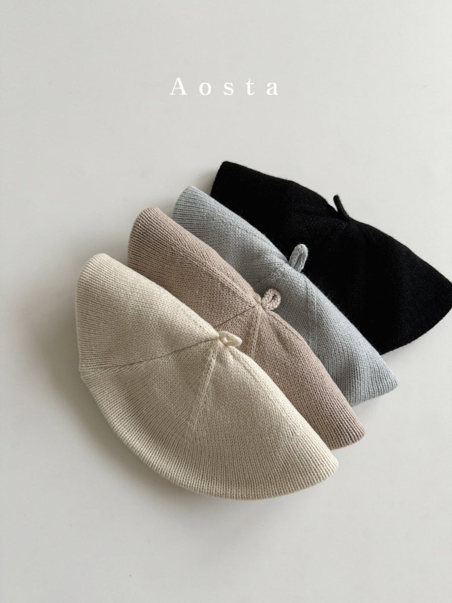 NEW【aosta】ニットベレー帽