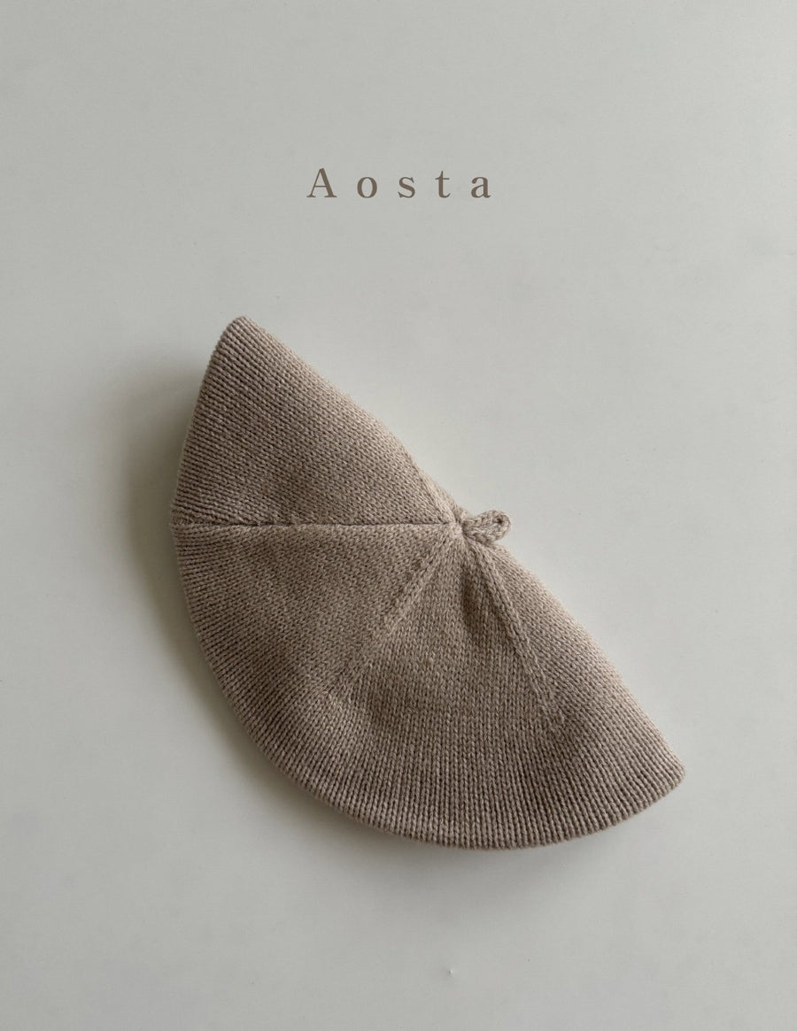 NEW【aosta】ニットベレー帽