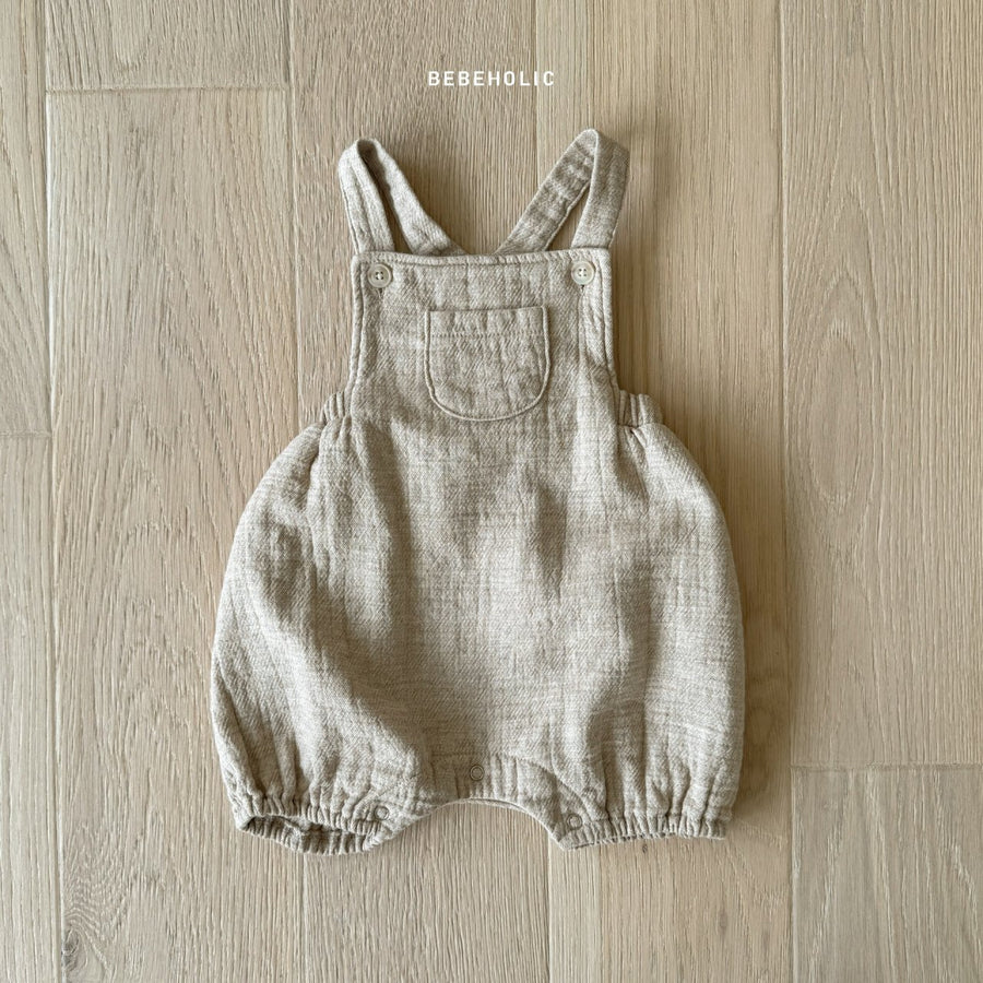 NEW【bebeholic】 ポケット オーバーオールスーツ