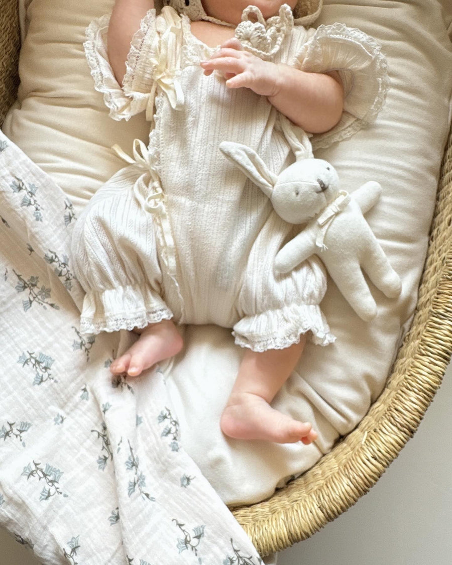 即納【garbo&friends】(ガルボアンドフレンズ）Bluebell Swaddle Muslin Blanket