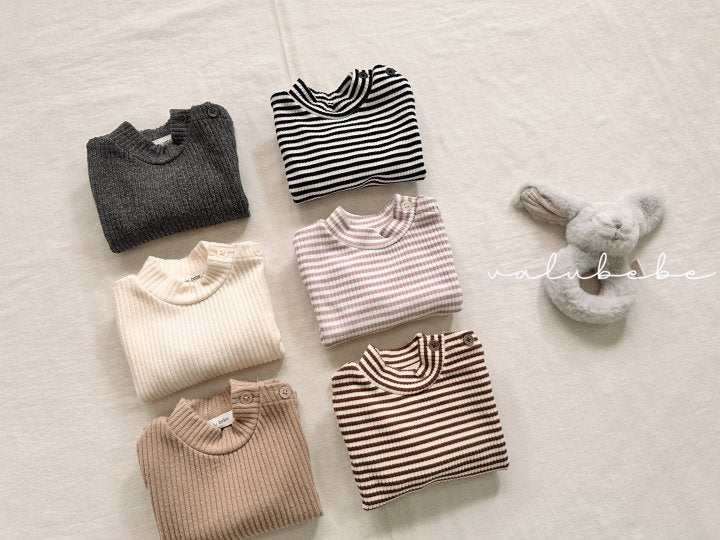 【valubebe】 Soft half-neck tee (baby, kids)