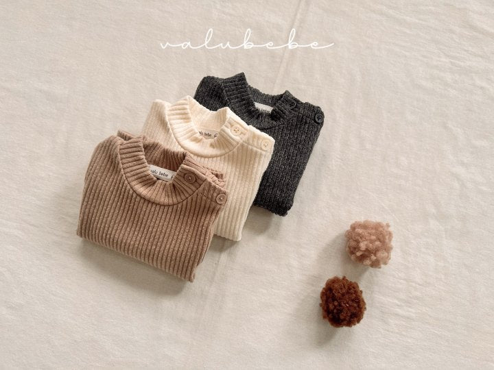 【valubebe】 Soft half-neck tee (baby, kids)