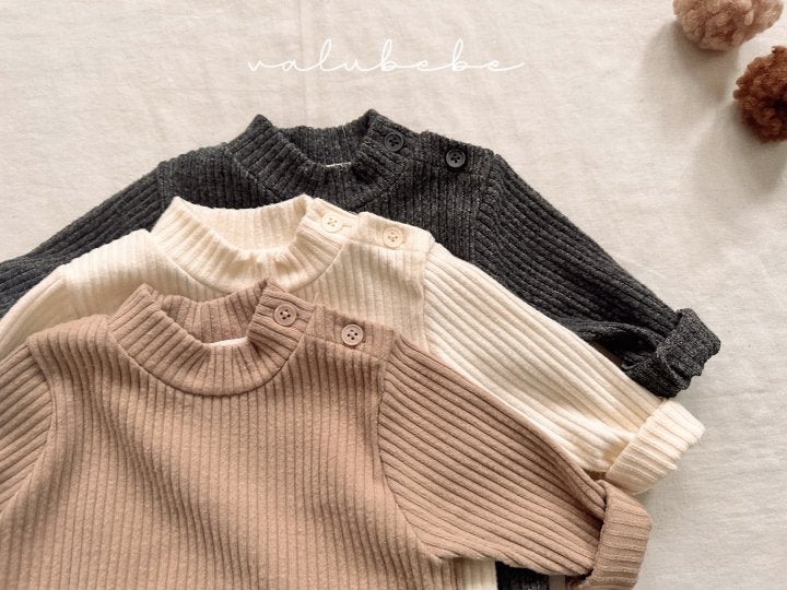 【valubebe】 Soft half-neck tee (baby, kids)
