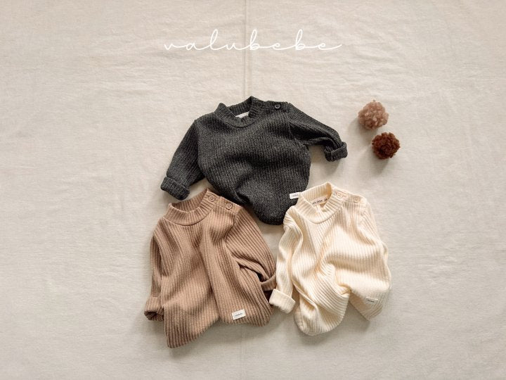 【valubebe】 Soft half-neck tee (baby, kids)