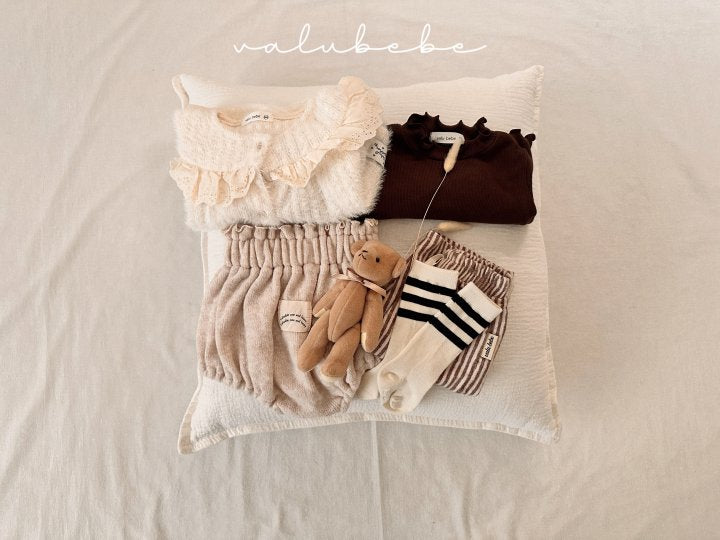 【valubebe】 Basic Line Socks (Bebe)