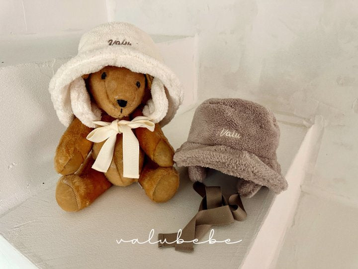 【valubebe】 Fur Earmuffs Bucket Hat (Bebe)