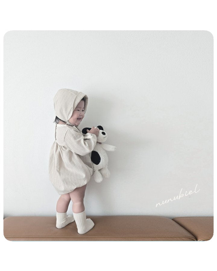 【nunubiel】 lona romper & bonnet