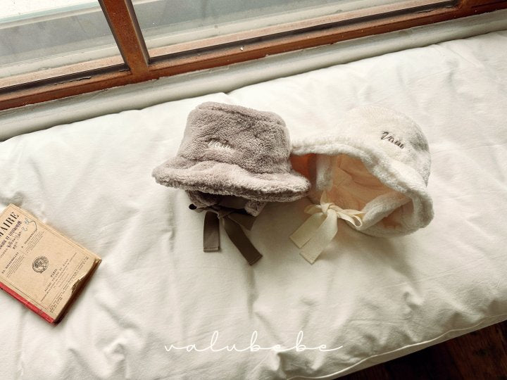 【valubebe】 Fur Earmuffs Bucket Hat (Bebe)