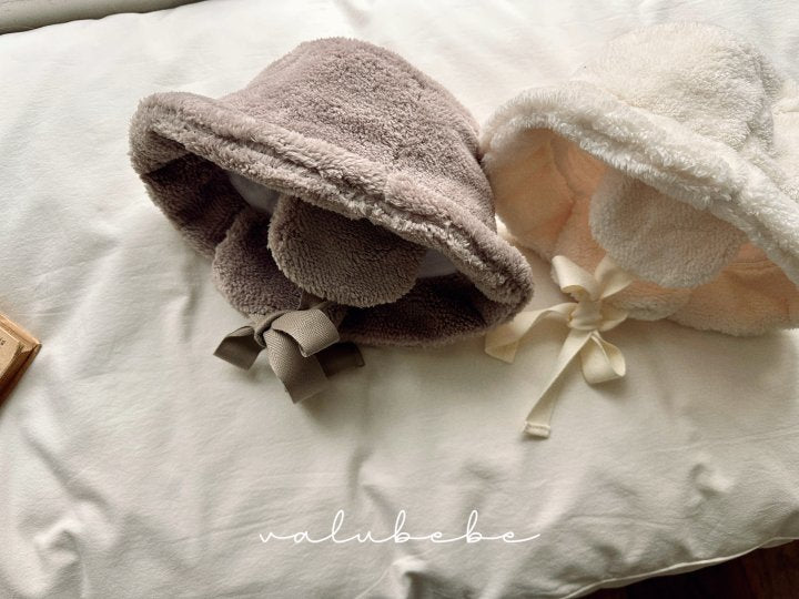 【valubebe】 Fur Earmuffs Bucket Hat (Bebe)