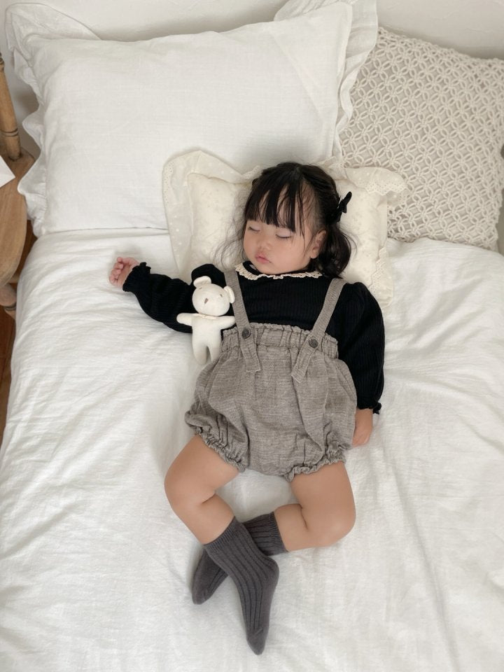 【mimi market】 Twill overall bloomer