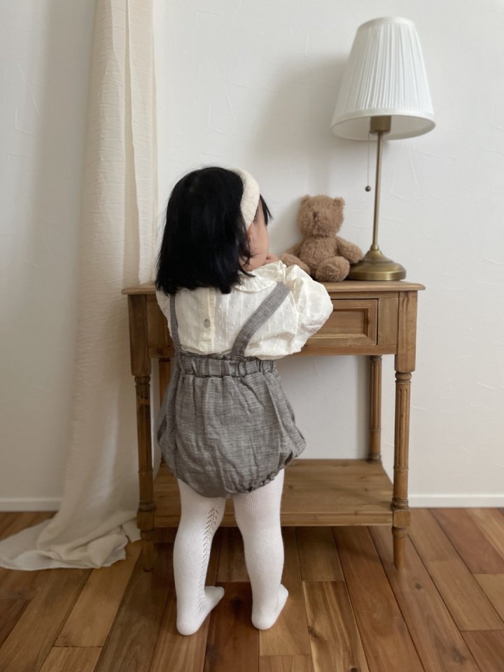 【mimi market】 Twill overall bloomer