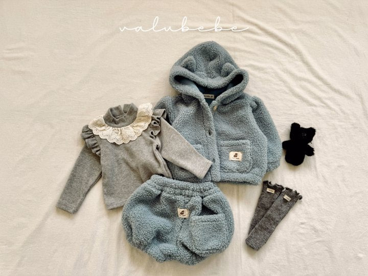 【valubebe】 Meow Ear Hooded Jumper (Bebe)
