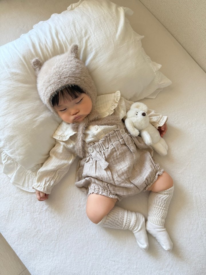 【mimi market】 Twill overall bloomer