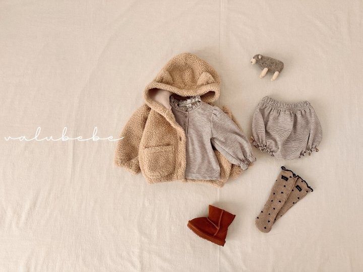 【valubebe】 Meow Ear Hooded Jumper (Bebe)