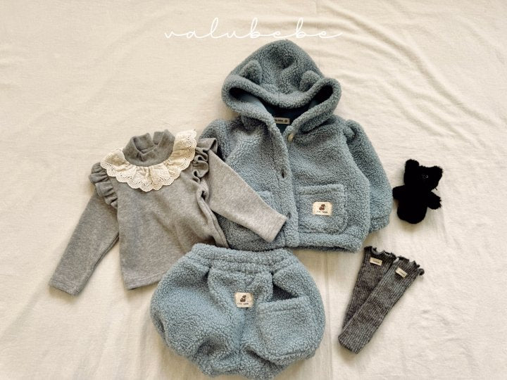 【valubebe】 Meow Ear Hooded Jumper (Bebe)