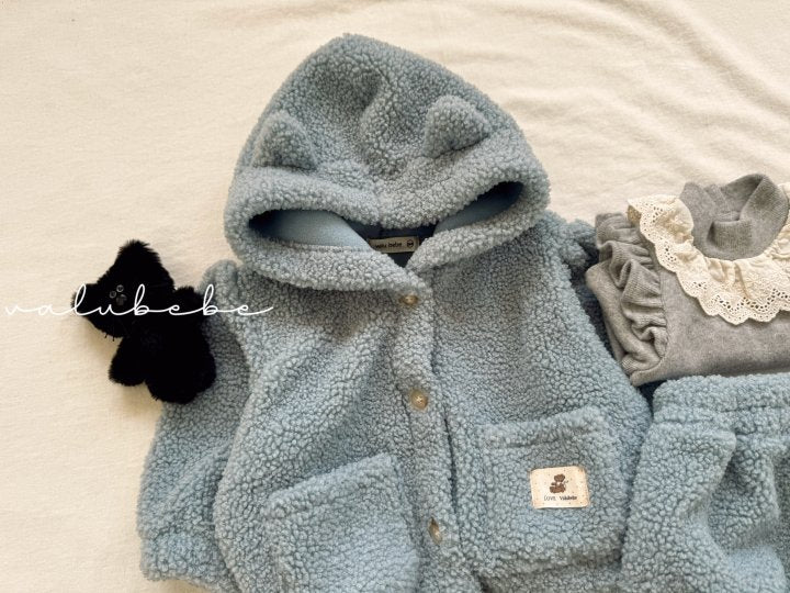【valubebe】 Meow Ear Hooded Jumper (Bebe)