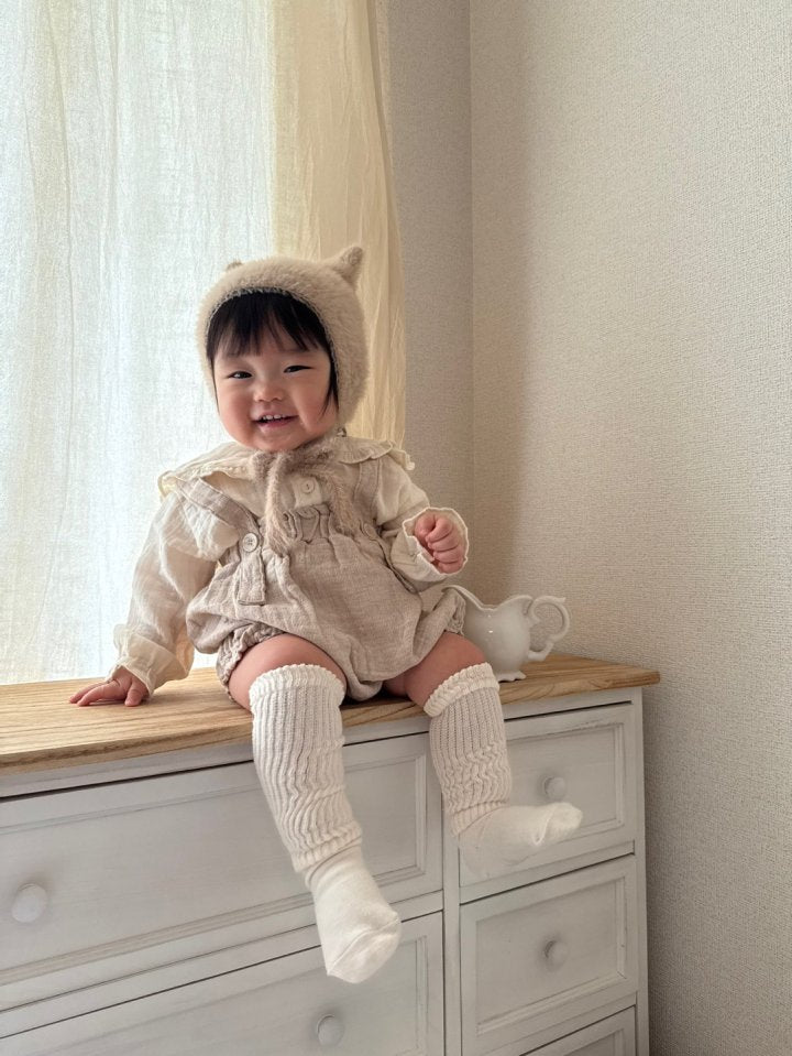 【mimi market】 Twill overall bloomer