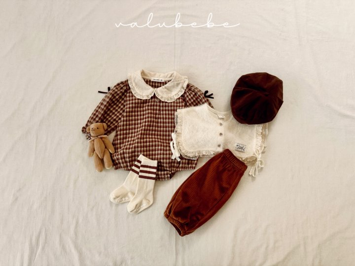 【valubebe】 Frill Collar Ribbon Suit (Bebe)