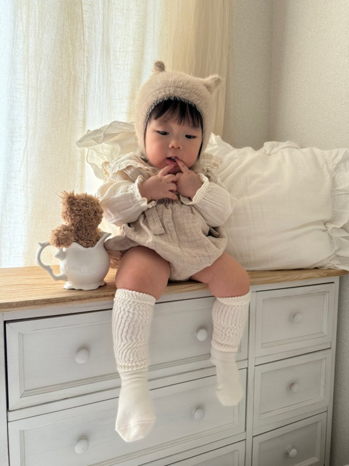 【mimi market】 Twill overall bloomer