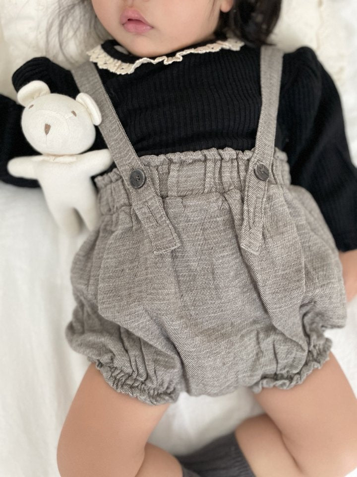 【mimi market】 Twill overall bloomer