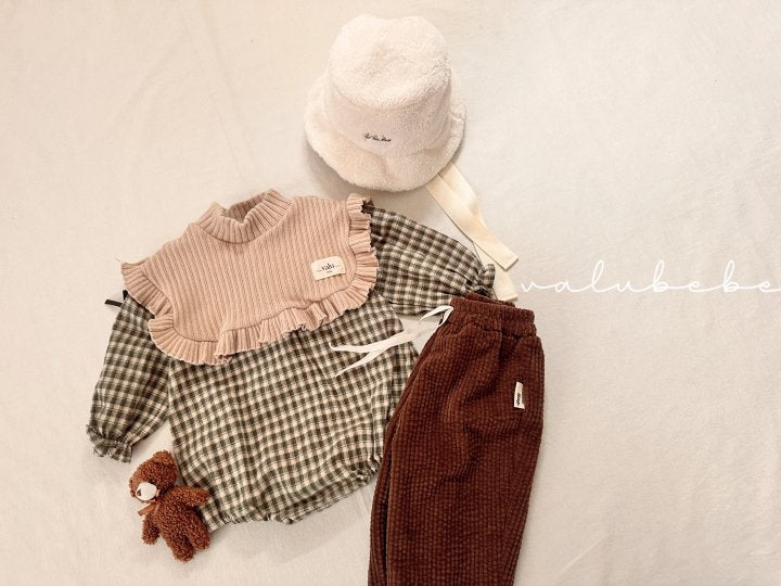 【valubebe】 Frill Collar Ribbon Suit (Bebe)