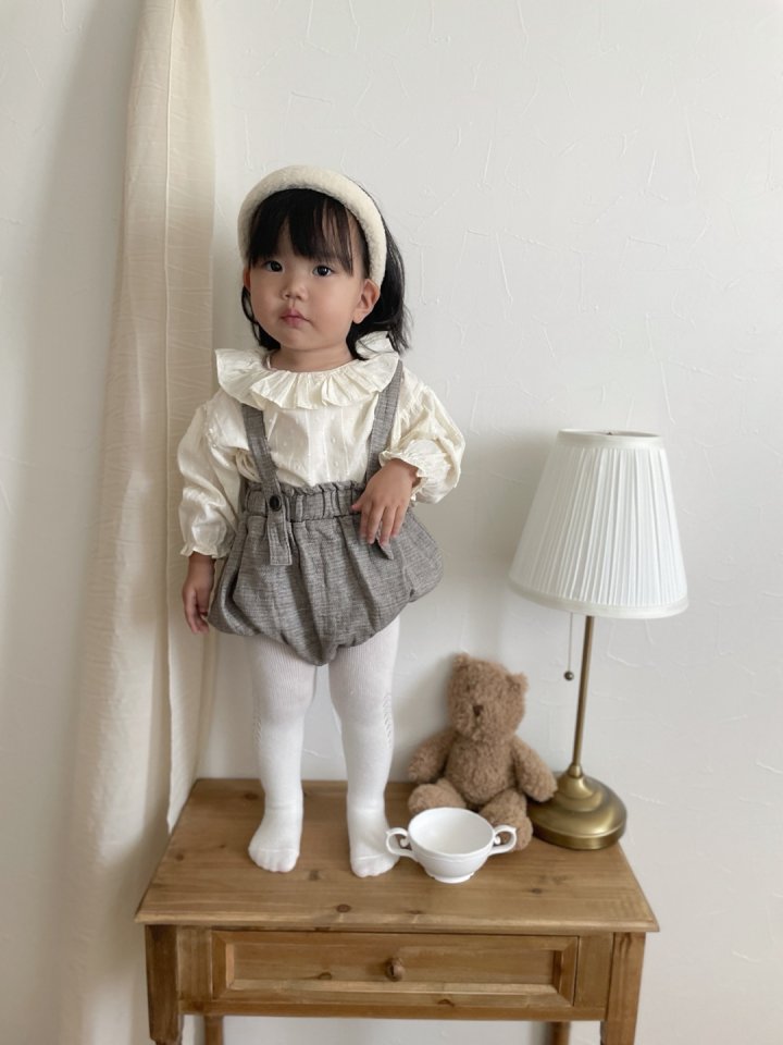 【mimi market】 Twill overall bloomer