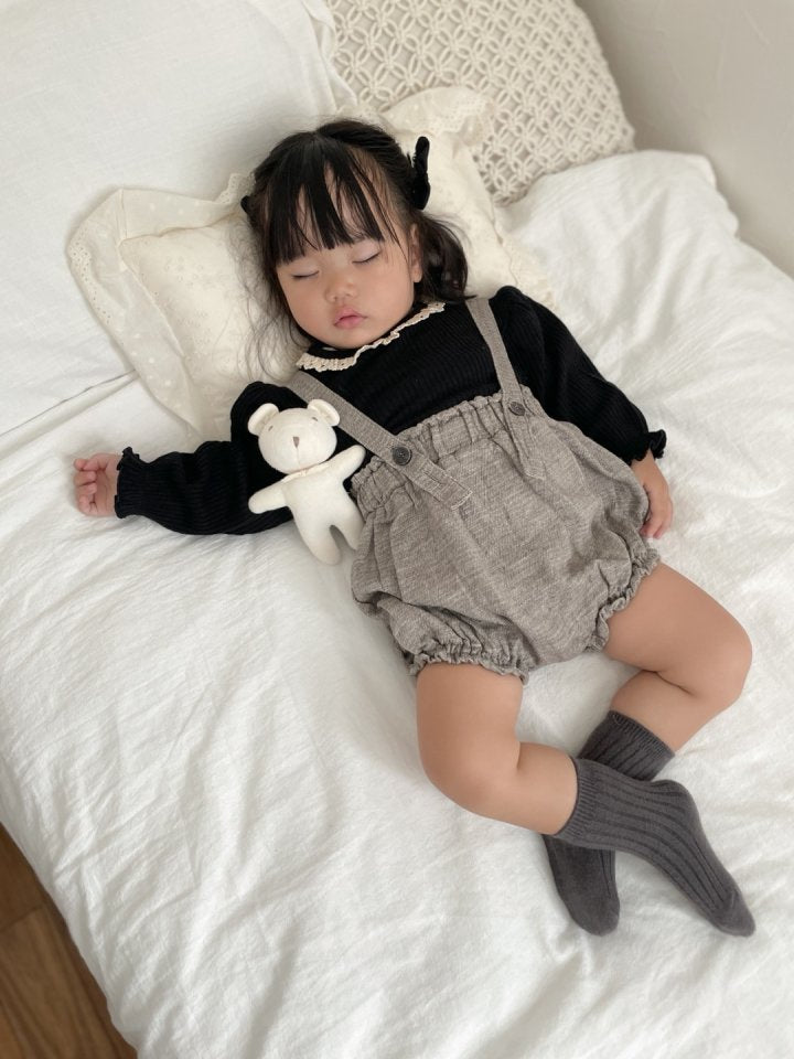 【mimi market】 Twill overall bloomer