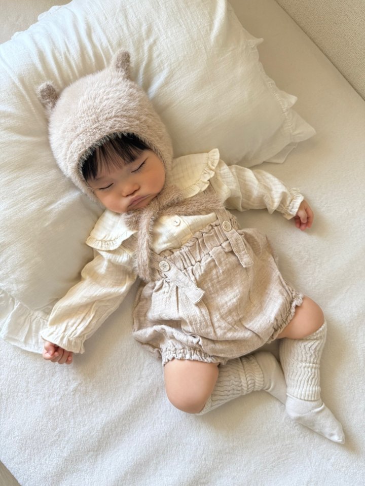 【mimi market】 Twill overall bloomer