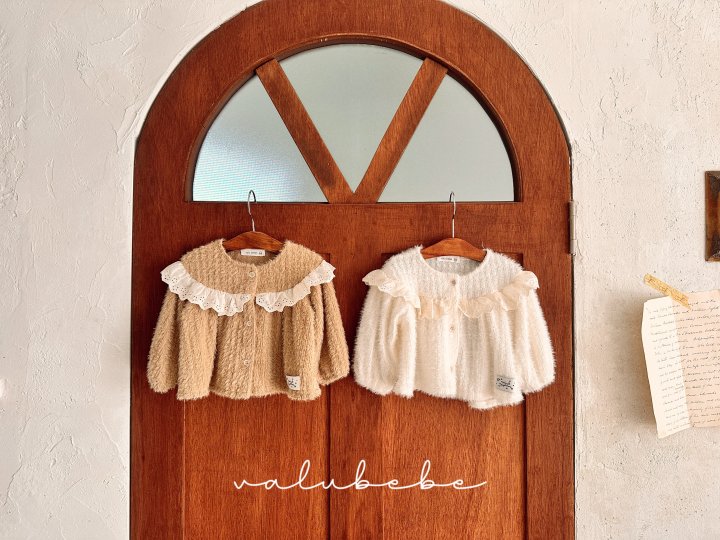 【valubebe】 Lace yoke cardigan (bebe)