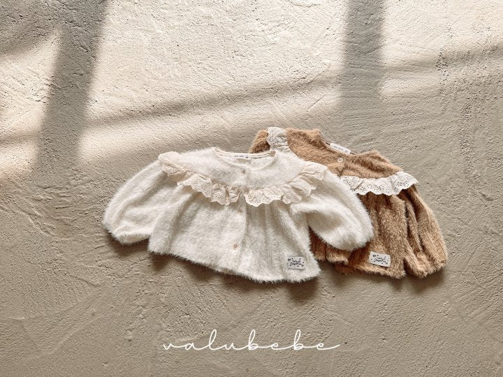 【valubebe】 Lace yoke cardigan (bebe)
