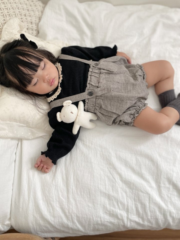 【mimi market】 Twill overall bloomer