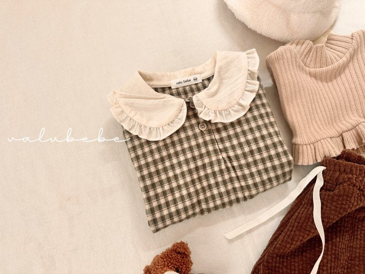 【valubebe】 Frill Collar Ribbon Suit (Bebe)