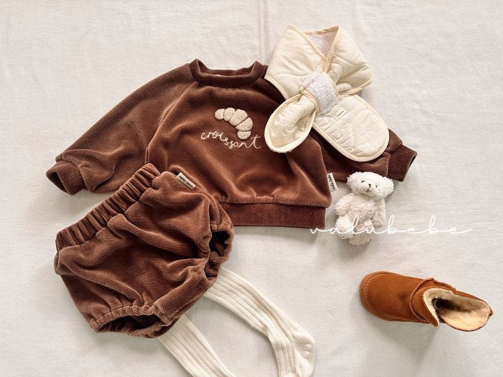 【valubebe】 Warm color blocking scarf (bebe)