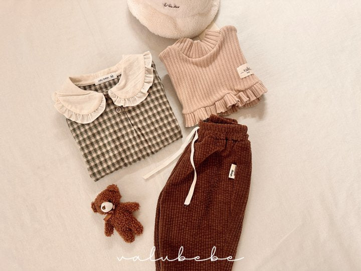 【valubebe】 Frill Collar Ribbon Suit (Bebe)