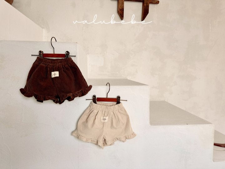 【valubebe】 Frill Half Pants (Bebe)