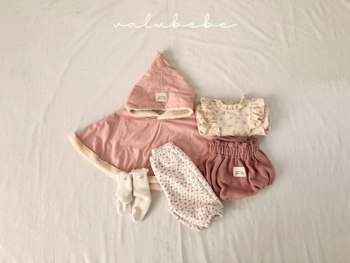 【valubebe】 Cocoon Dumble Hooded poncho (Bebe)
