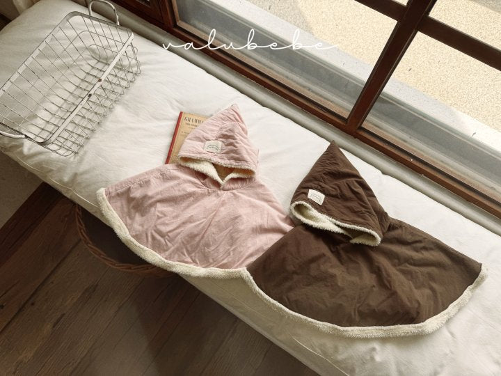 【valubebe】 Cocoon Dumble Hooded poncho (Bebe)