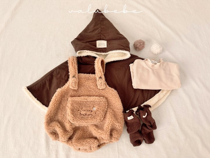 【valubebe】 Cocoon Dumble Hooded poncho (Bebe)