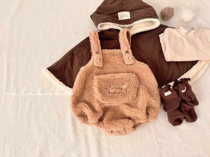 【valubebe】 Cocoon Dumble Hooded poncho (Bebe)