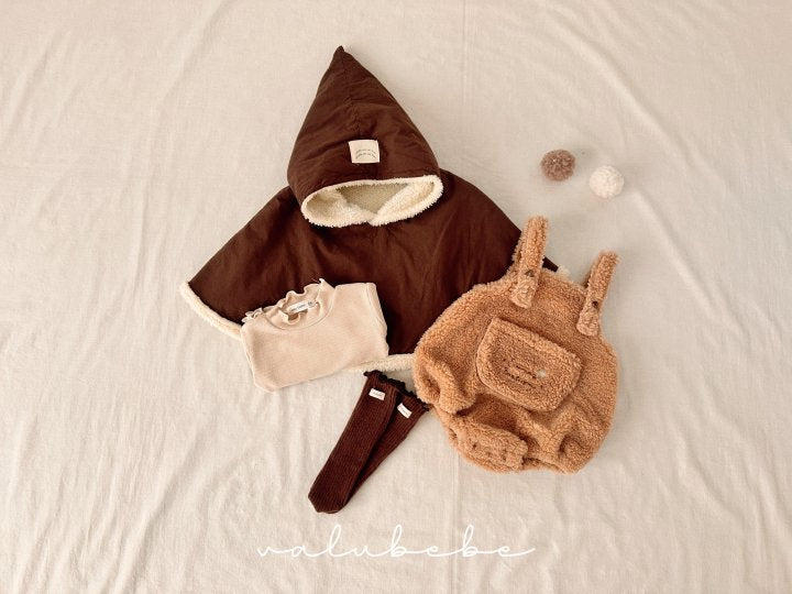 【valubebe】 Cocoon Dumble Hooded poncho (Bebe)