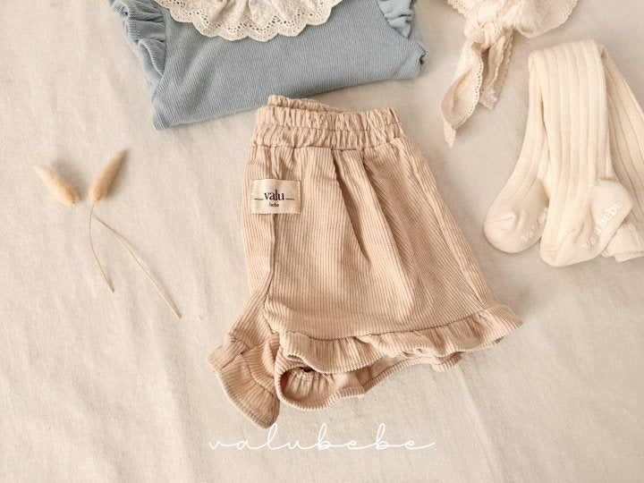 【valubebe】 Frill Half Pants (Bebe)