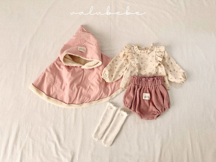 【valubebe】 Cocoon Dumble Hooded poncho (Bebe)