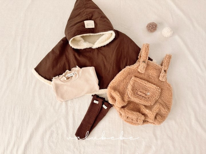 【valubebe】 Cocoon Dumble Hooded poncho (Bebe)