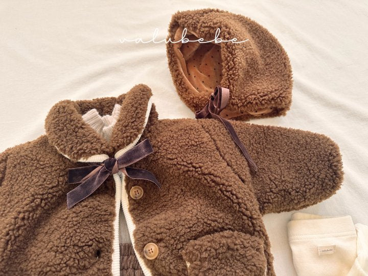 【valubebe】 Dumbbell Double-Sided Bonnet Hat (Bebe)