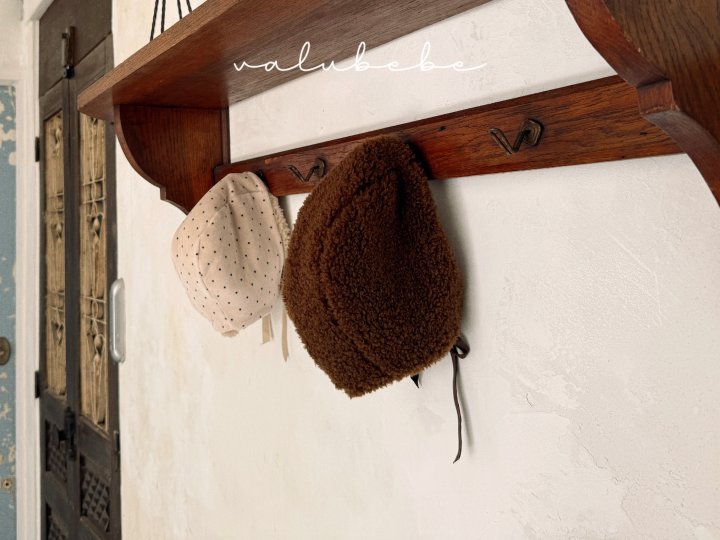 【valubebe】 Dumbbell Double-Sided Bonnet Hat (Bebe)