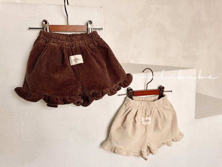 【valubebe】 Frill Half Pants (Bebe)