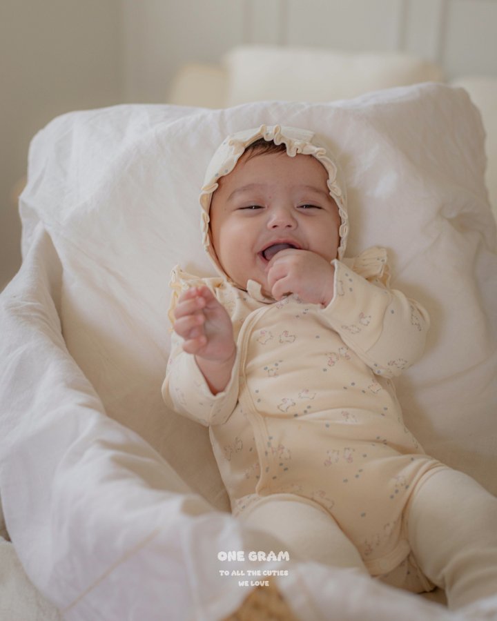 【one gram】 Bunny newborn Suit  ※クーポン使用で表示価格よりさらに10%OFF！9月30日（火）23：59まで！クーポンコード：spt10